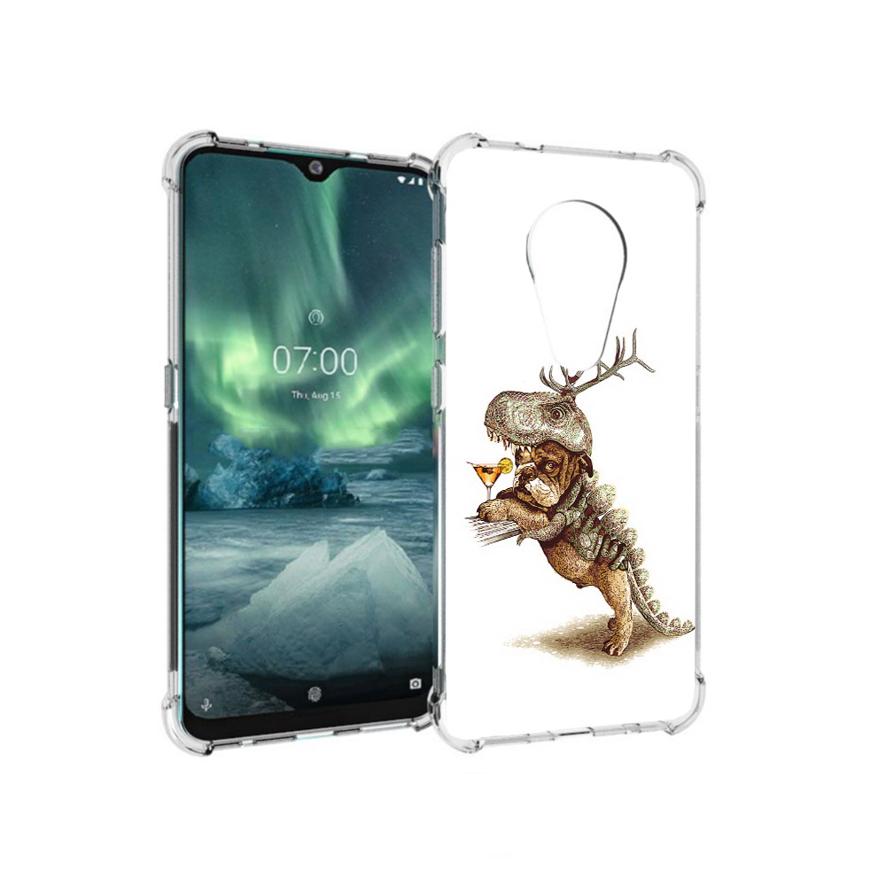 

Чехол MyPads Tocco для Nokia 7.2 тематическая вечеринка (PT139171.105.638), Прозрачный, Tocco