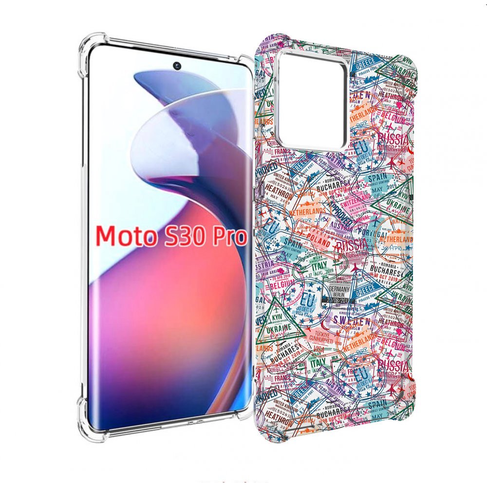 

Чехол MyPads загранчехол для Motorola Moto S30 Pro, Прозрачный, Tocco