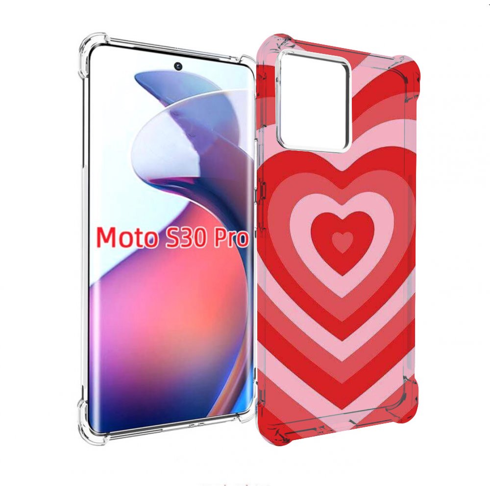 

Чехол MyPads завораживающее сердце женский для Motorola Moto S30 Pro, Прозрачный, Tocco