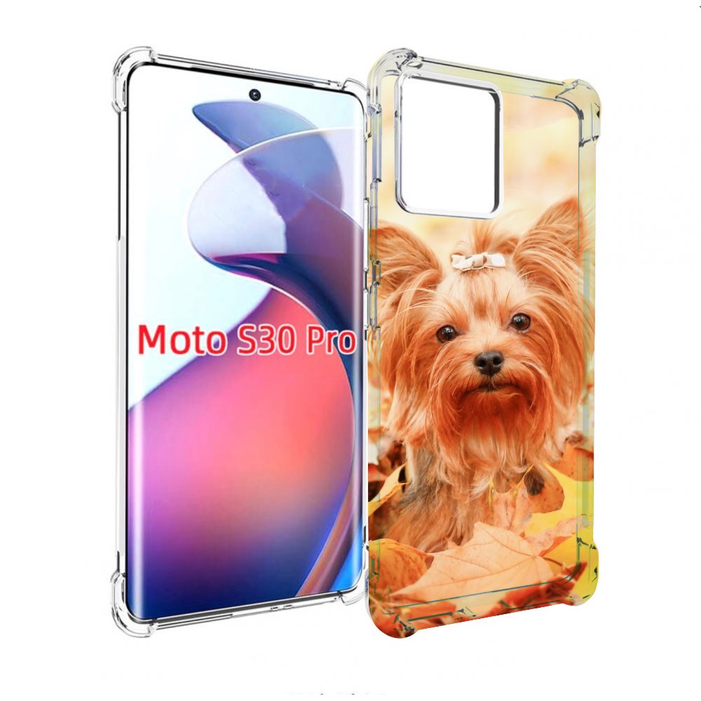 

Чехол MyPads еркширдскии терьер иорк для Motorola Moto S30 Pro, Прозрачный, Tocco