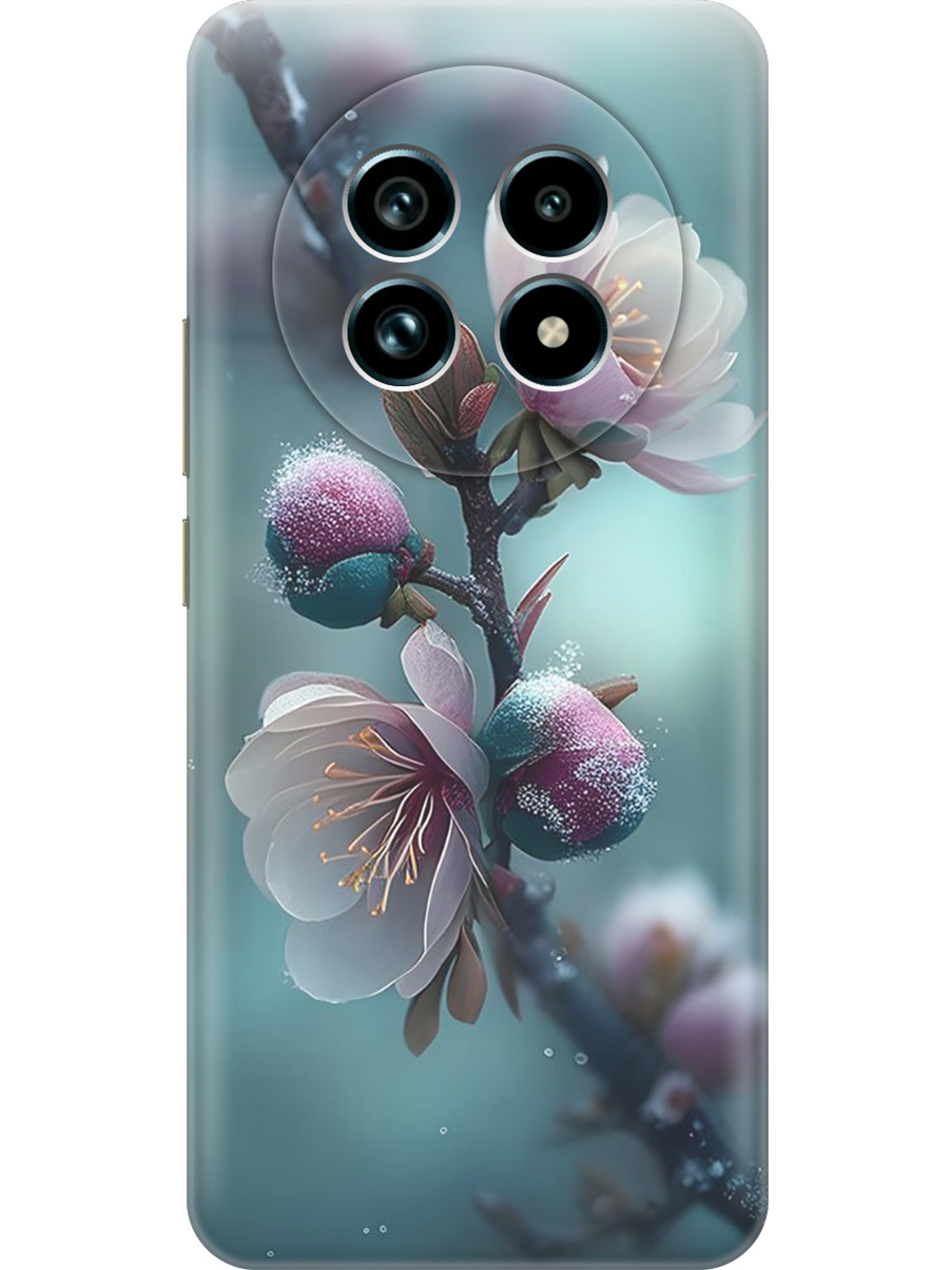 

Силиконовый чехол на Realme 13 Pro+ с принтом "Распускающиеся бутоны", Прозрачный;белый;голубой, 784808521