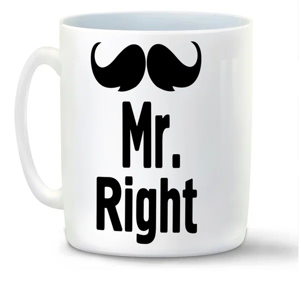

Кружка CoolPodarok Mr right Мистер совершенство