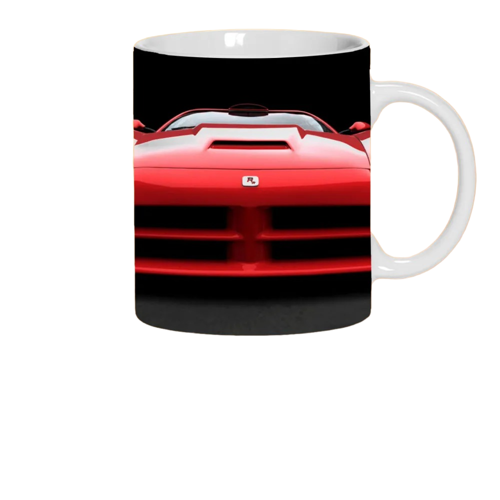 

Кружка CoolPodarok midnight club 2 Красный авто