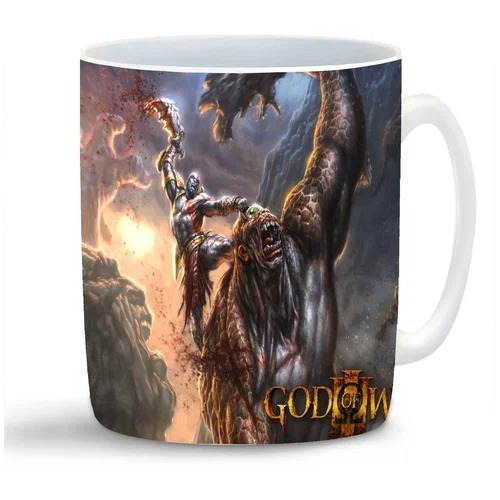 

Кружка CoolPodarok God of War Верхом на циклопе