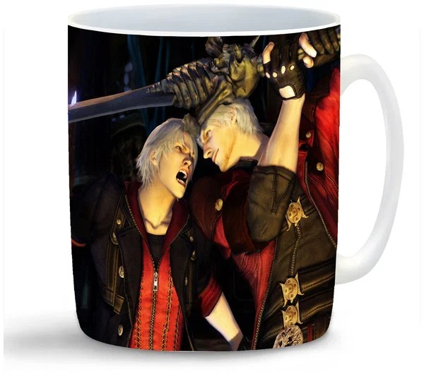 

Кружка CoolPodarok devil may cry 4 Оскал Улыбка