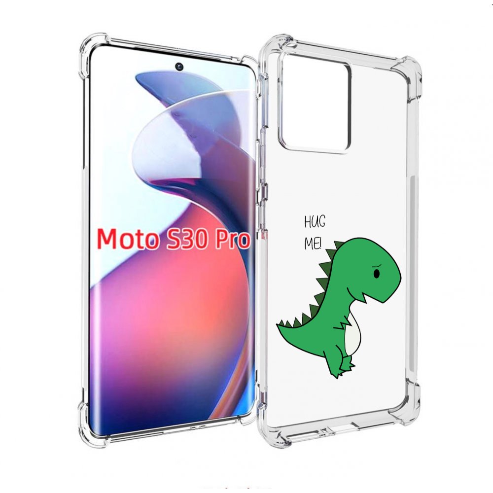 

Чехол MyPads динозаврик для Motorola Moto S30 Pro, Прозрачный, Tocco