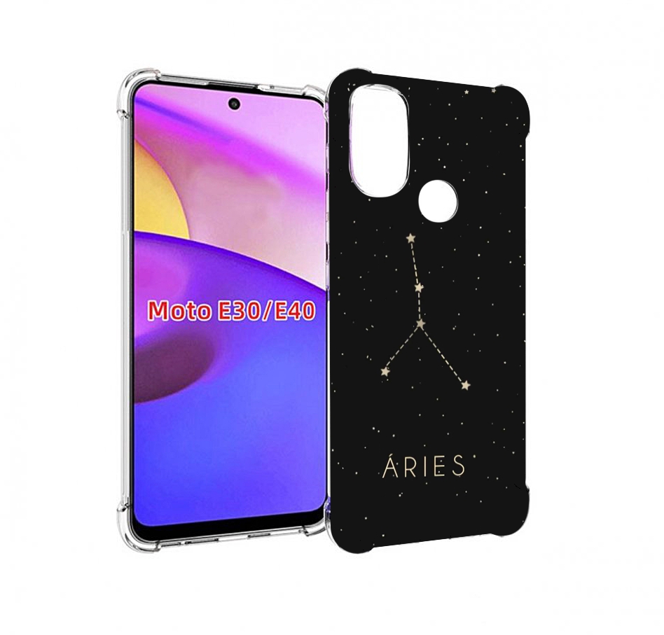 

Чехол бампер MyPads знак-зодиака-овен-3 для Motorola Moto E30., Прозрачный, Tocco