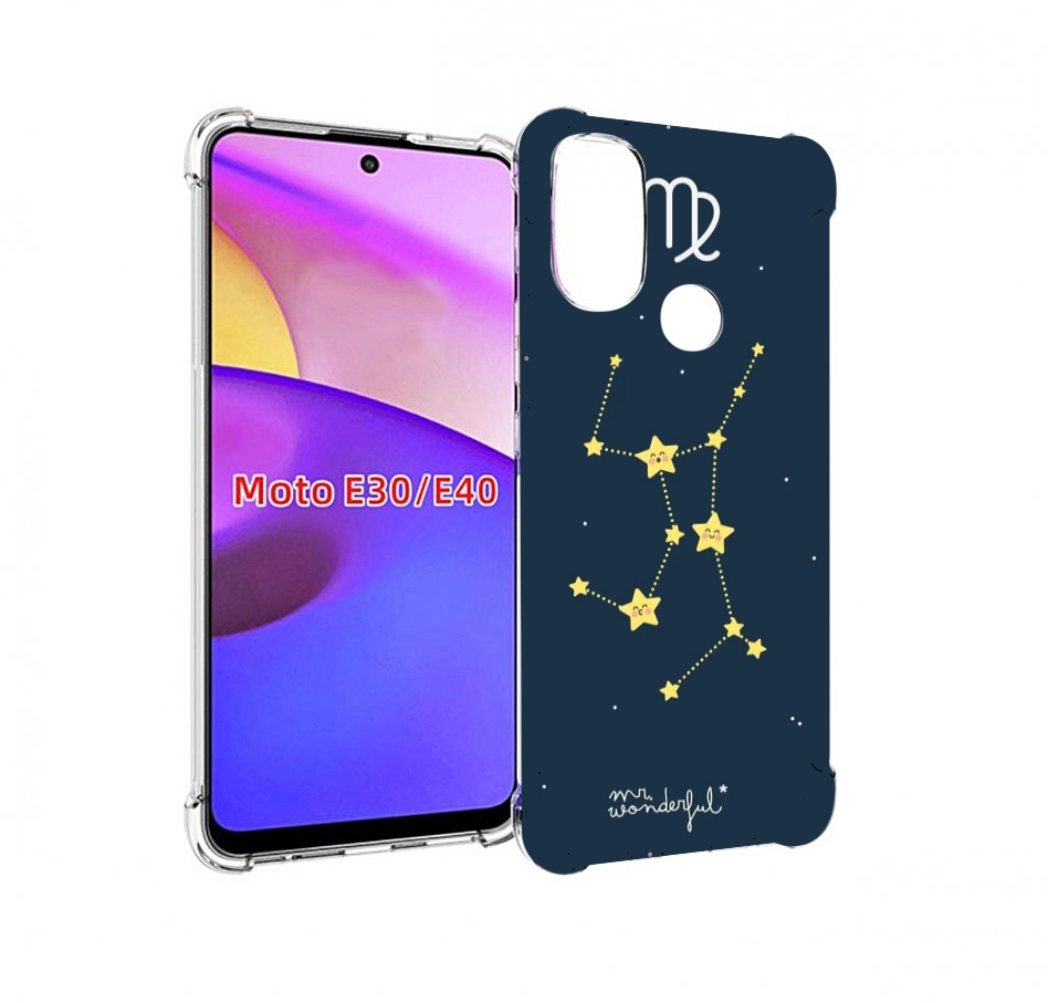 

Чехол бампер MyPads знак-зодиака-дева-3 для Motorola Moto E30., Прозрачный, Tocco