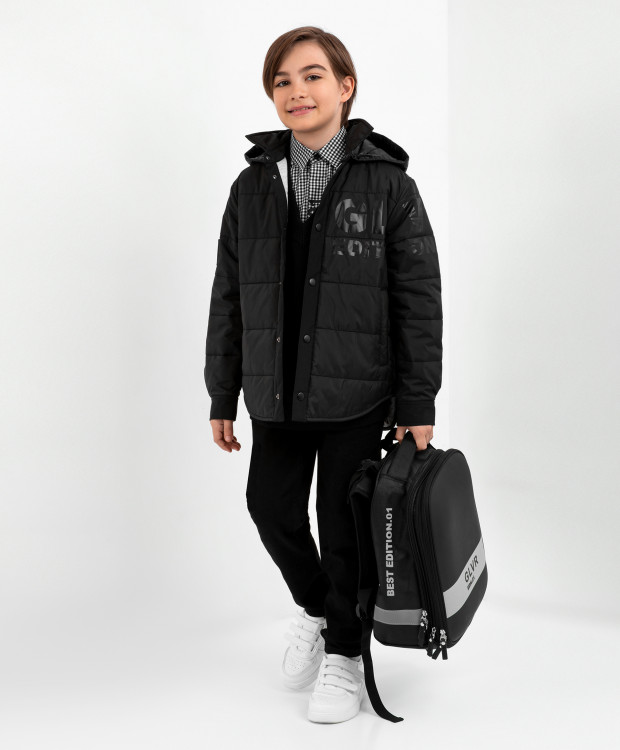 Куртка детская Gulliver 223GSBC4101 черный, 152
