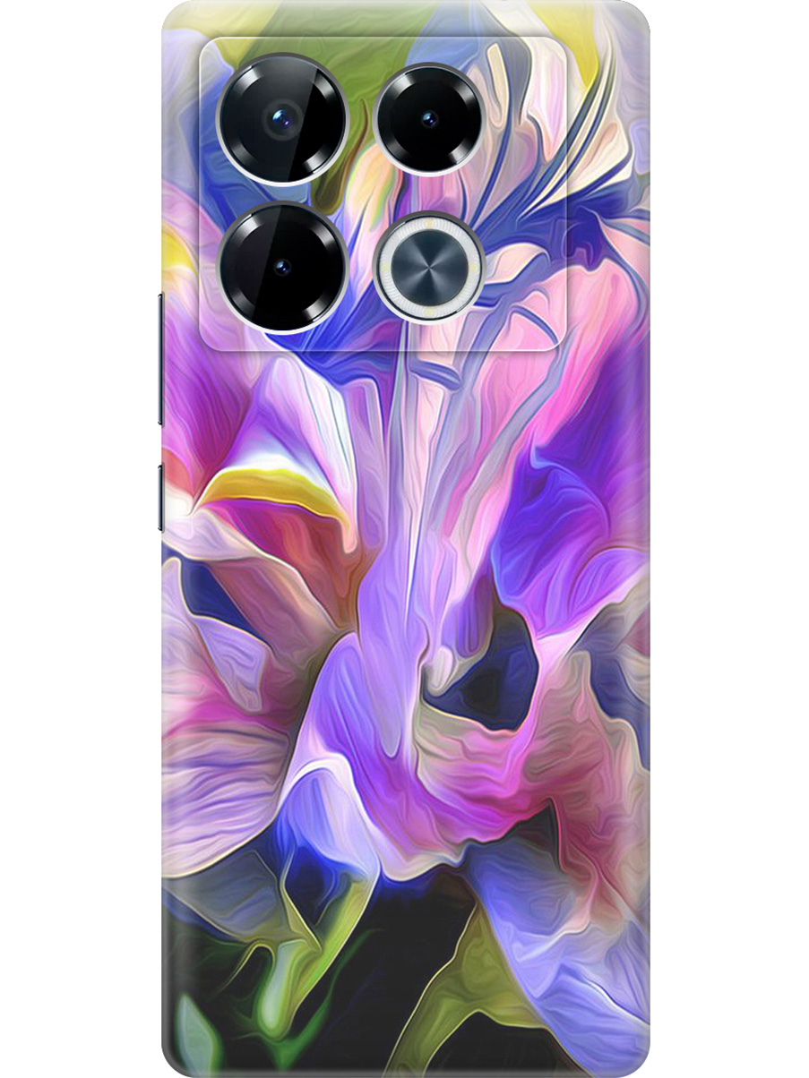 

Силиконовый чехол на Infinix Note 40 Pro / 40 Pro 5g / 40 Pro+ 5g с принтом 801670, Прозрачный;зеленый;синий;фиолетовый, 782627021