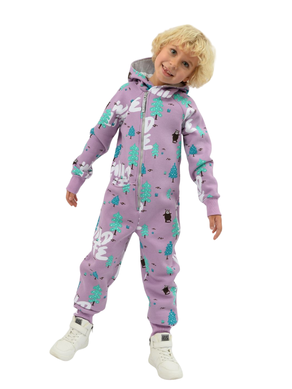 

Комбинезон детский Malek-Baby 03122, фиолетовый, 134, 03122