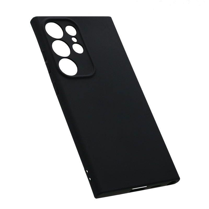 

Силиконовый чехол TPU Case матовый для Samsung S24 Ultra черный