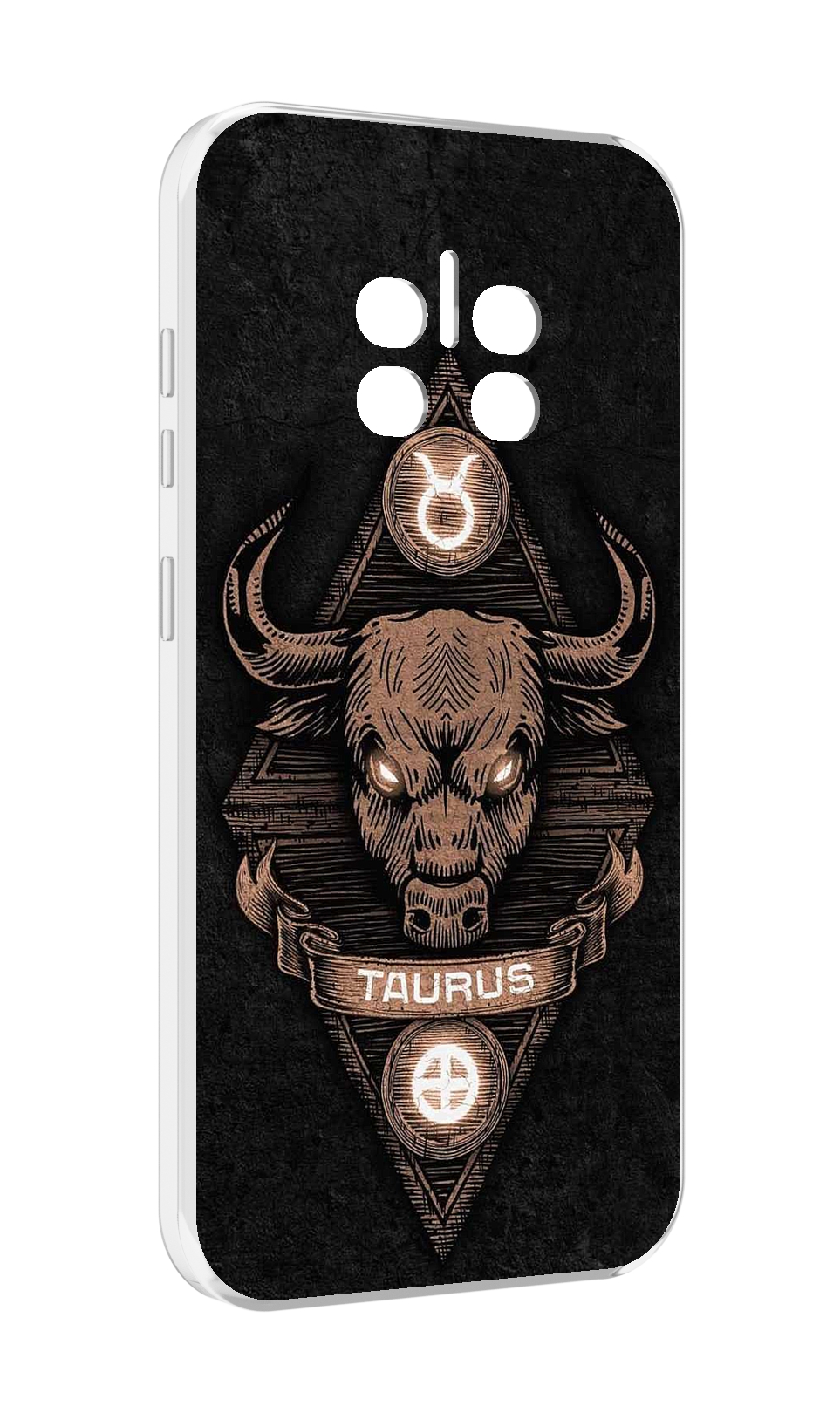 

Чехол MyPads знак зодиака телец 2 для Doogee V11, Прозрачный, Tocco