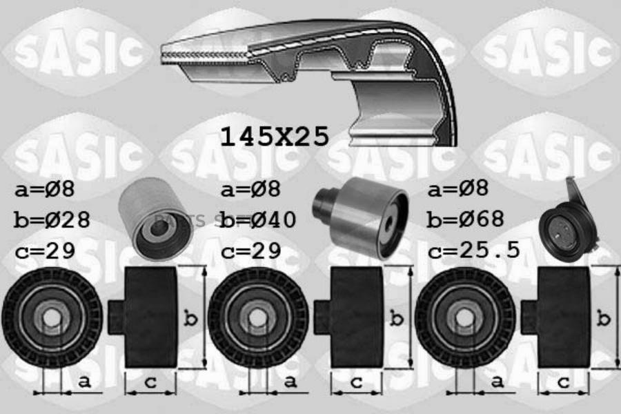 Комплект грм SASIC 1756073