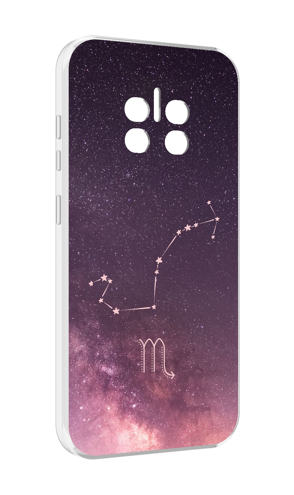 

Чехол MyPads знак зодиака скорпион 4 для Doogee V11, Прозрачный, Tocco