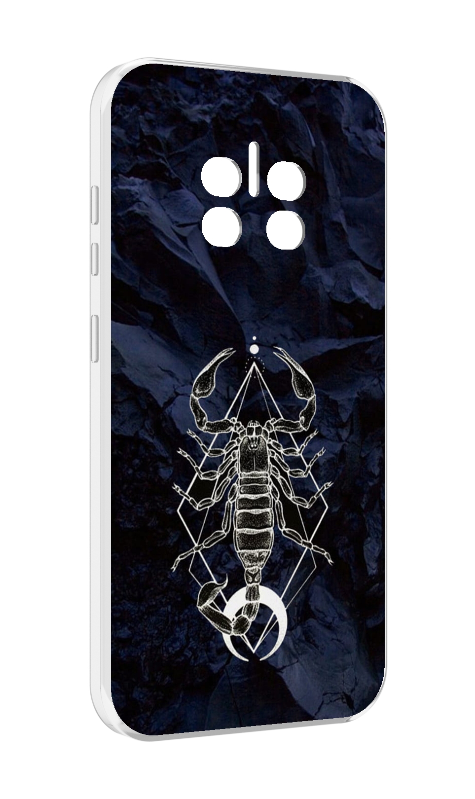 

Чехол MyPads знак зодиака скорпион 3 для Doogee V11, Прозрачный, Tocco