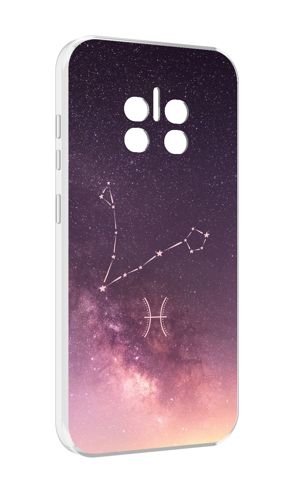 

Чехол MyPads знак зодиака рыбы 5 для Doogee V11, Прозрачный, Tocco