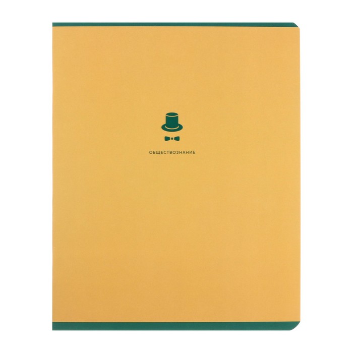 

Тетрадь предметная Monocolor.Element, 48 листов в клетку Обществознание, обложка мелованны