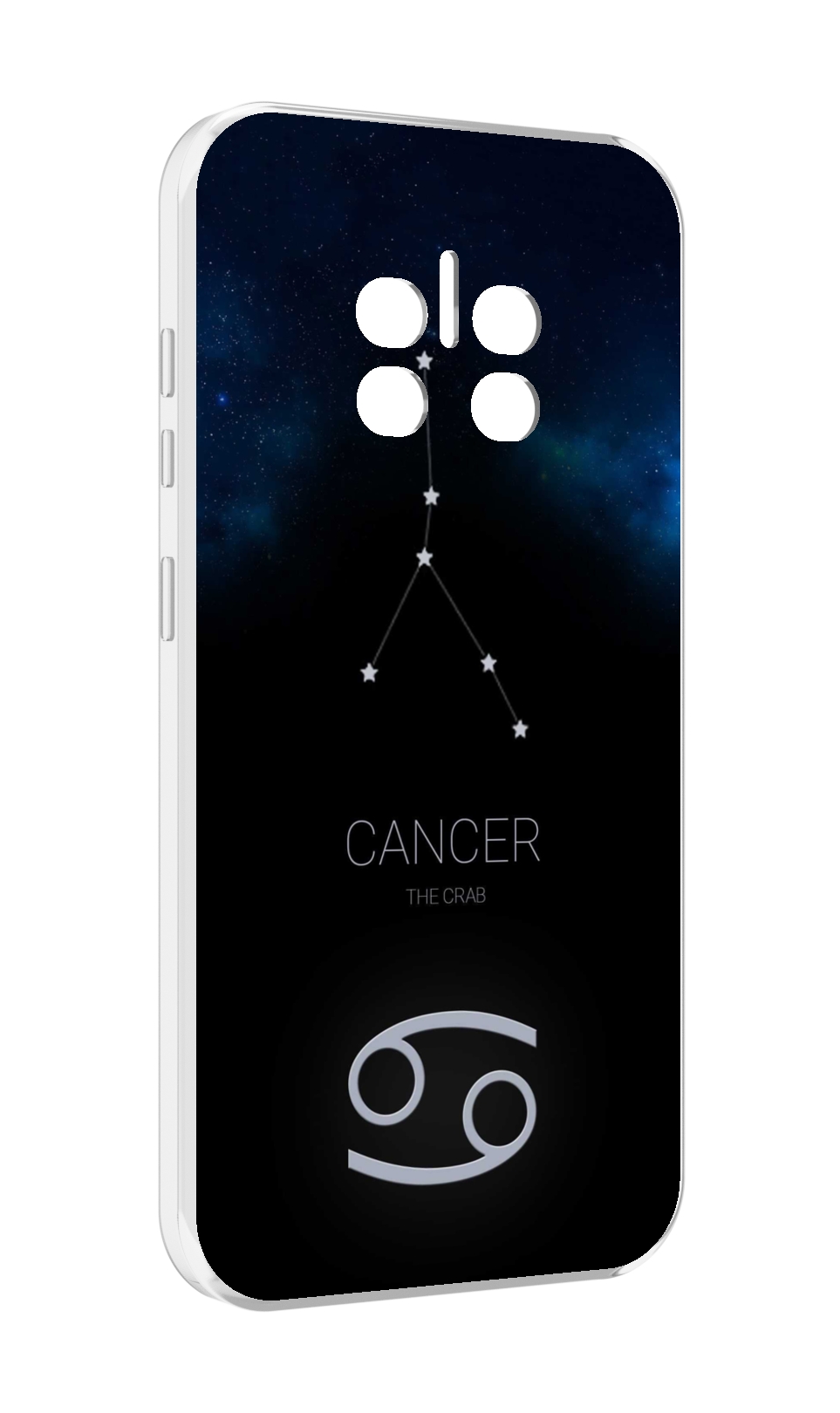 

Чехол MyPads знак зодиака рак 2 для Doogee V11, Прозрачный, Tocco