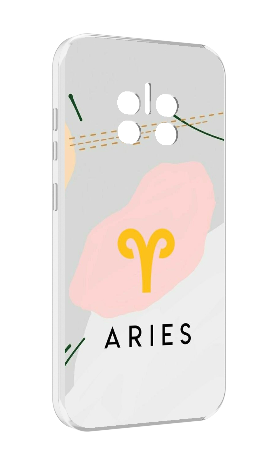 

Чехол MyPads знак зодиака овен 7 для Doogee V11, Прозрачный, Tocco