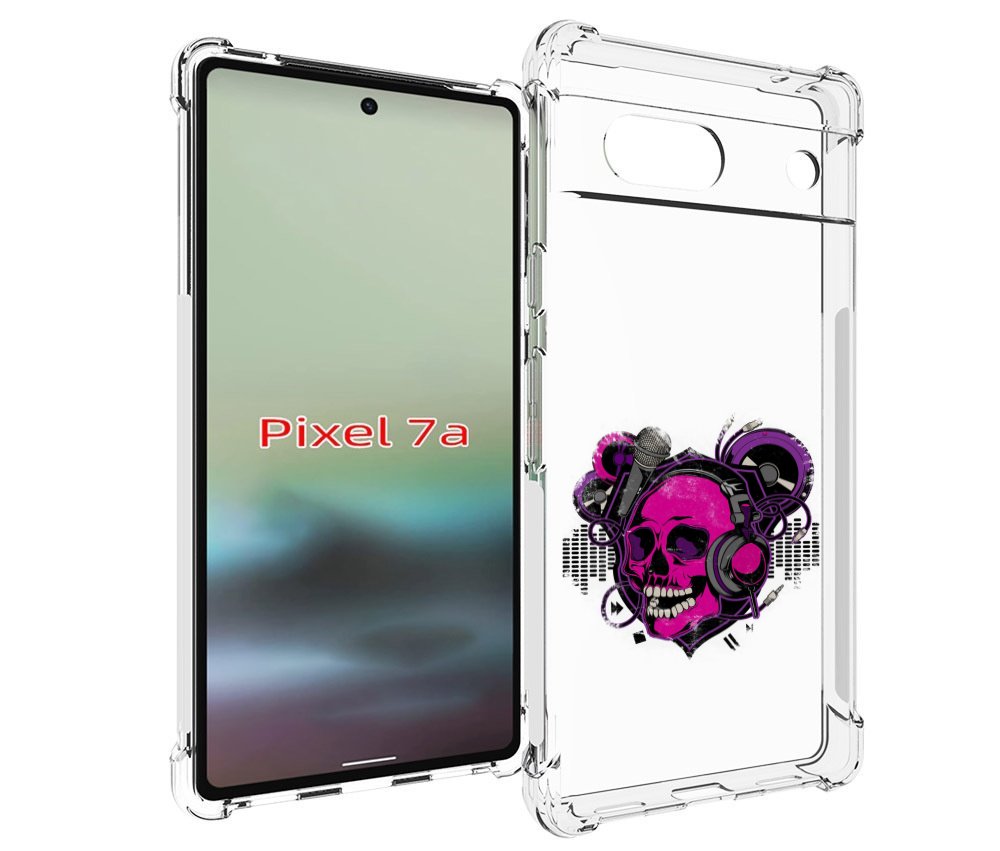 

Чехол MyPads череп 1 для Google Pixel 7A, Tocco