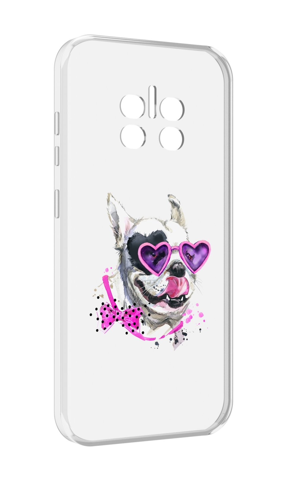 

Чехол MyPads акварельный пёс для Doogee V11, Прозрачный, Tocco