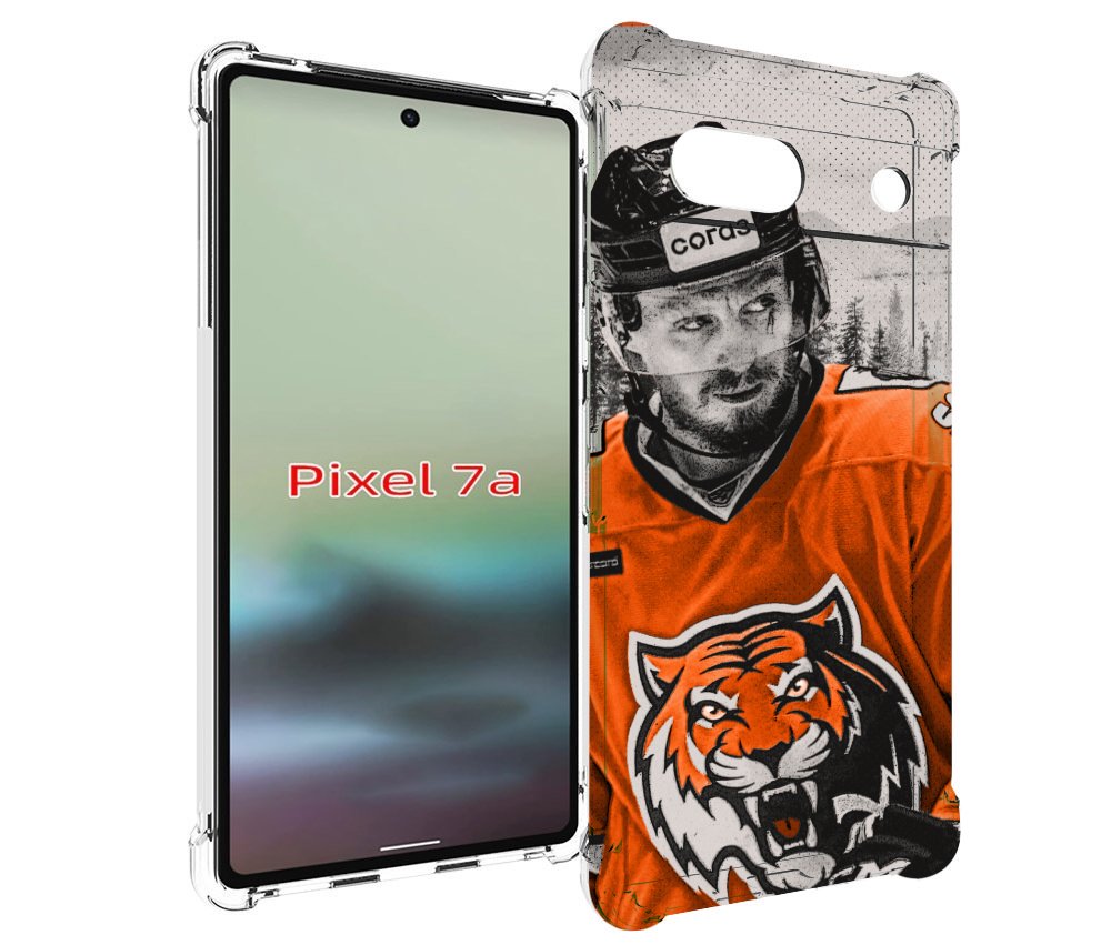

Чехол MyPads хк амур мужской для Google Pixel 7A, Tocco