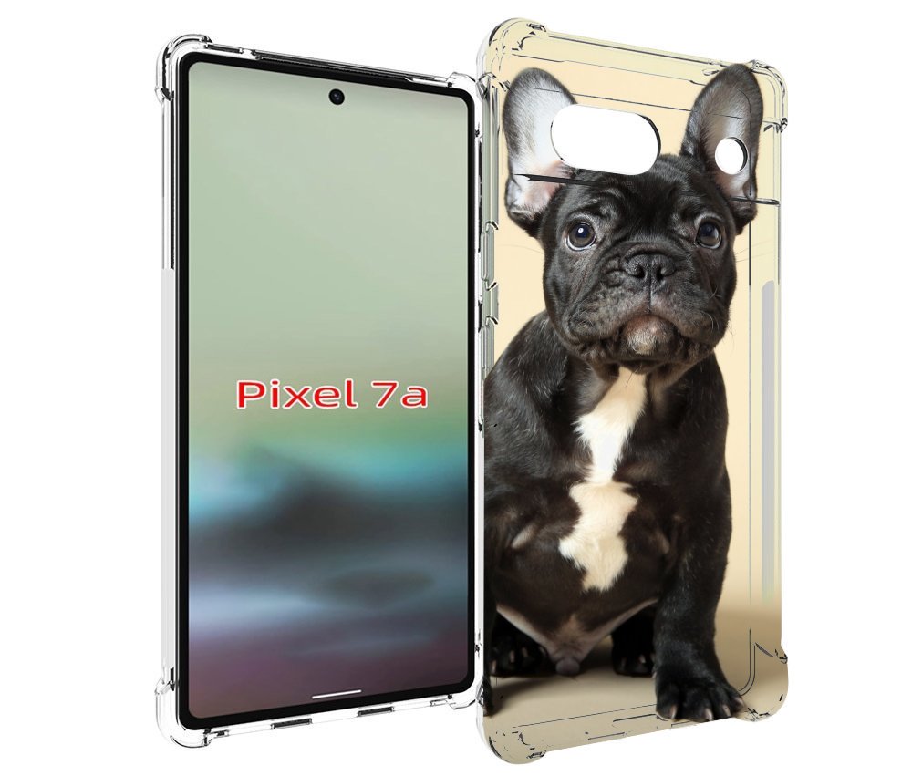 

Чехол MyPads французский бульдог для Google Pixel 7A, Tocco