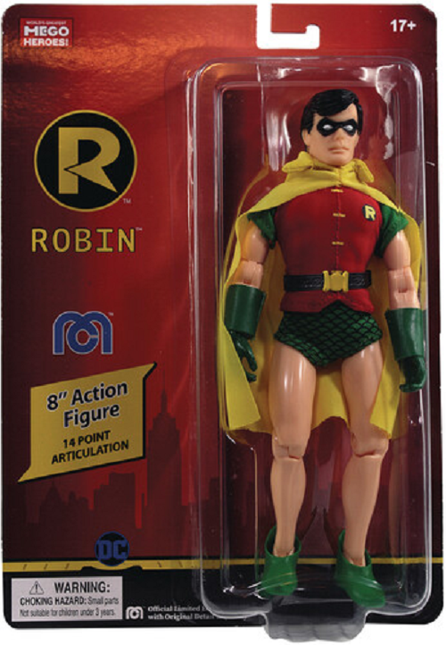 Фигурка Mego DC Comics Robin Action Figure 20 cm MG24666 фигурка mego dc heroes shazam action figure 20 cm mg24637