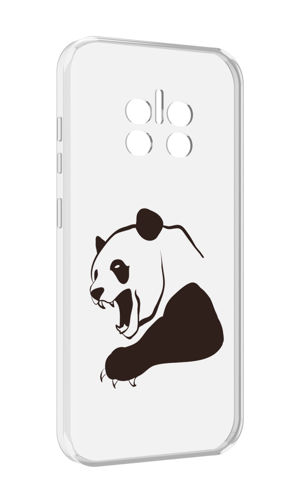 

Чехол MyPads злая-панда для Doogee V11, Прозрачный, Tocco