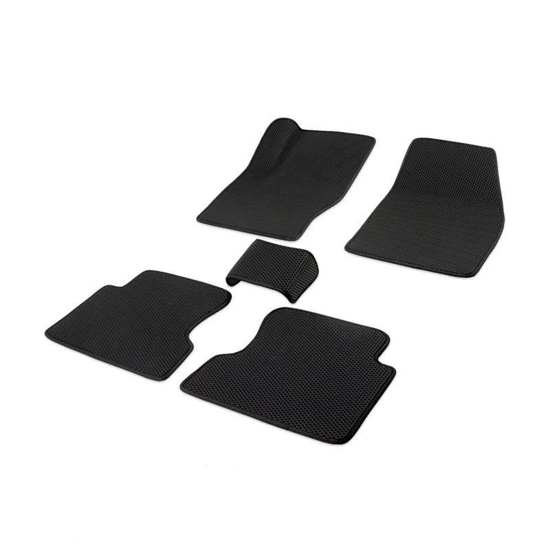 

Комплект ковриков в салон с 3D лапкой ЭВА CellMat Шкода Рапид I, черный, Rapid