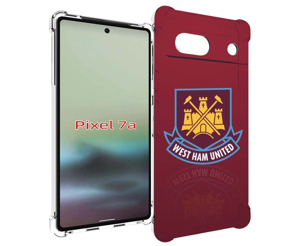 

Чехол MyPads фк вест хэм мужской для Google Pixel 7A, Tocco