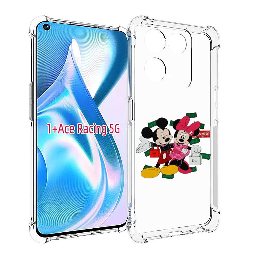 

Чехол MyPads модные-микки-маус детский для OnePlus Ace Racing, Прозрачный, Tocco