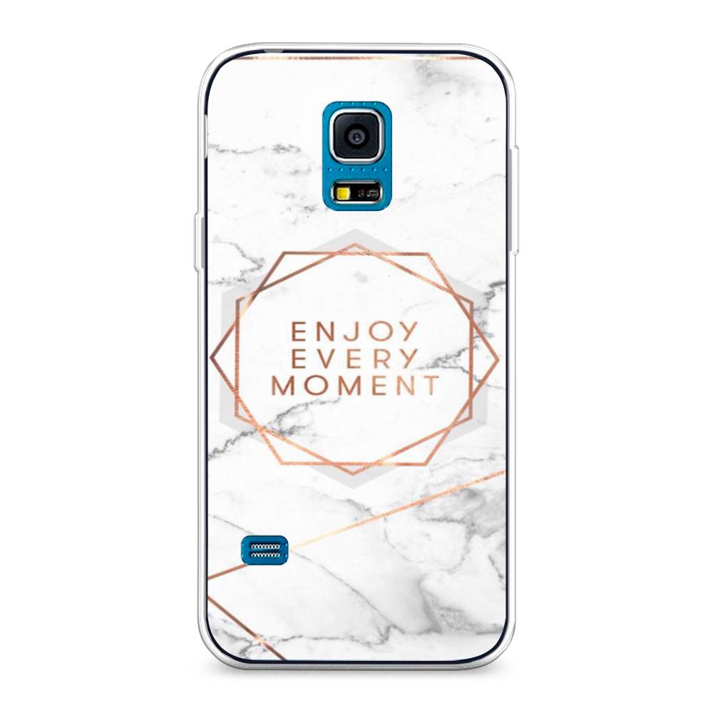 

Чехол Awog "Enjoy every moment мрамор" для Samsung Galaxy S5 mini, 24250-7