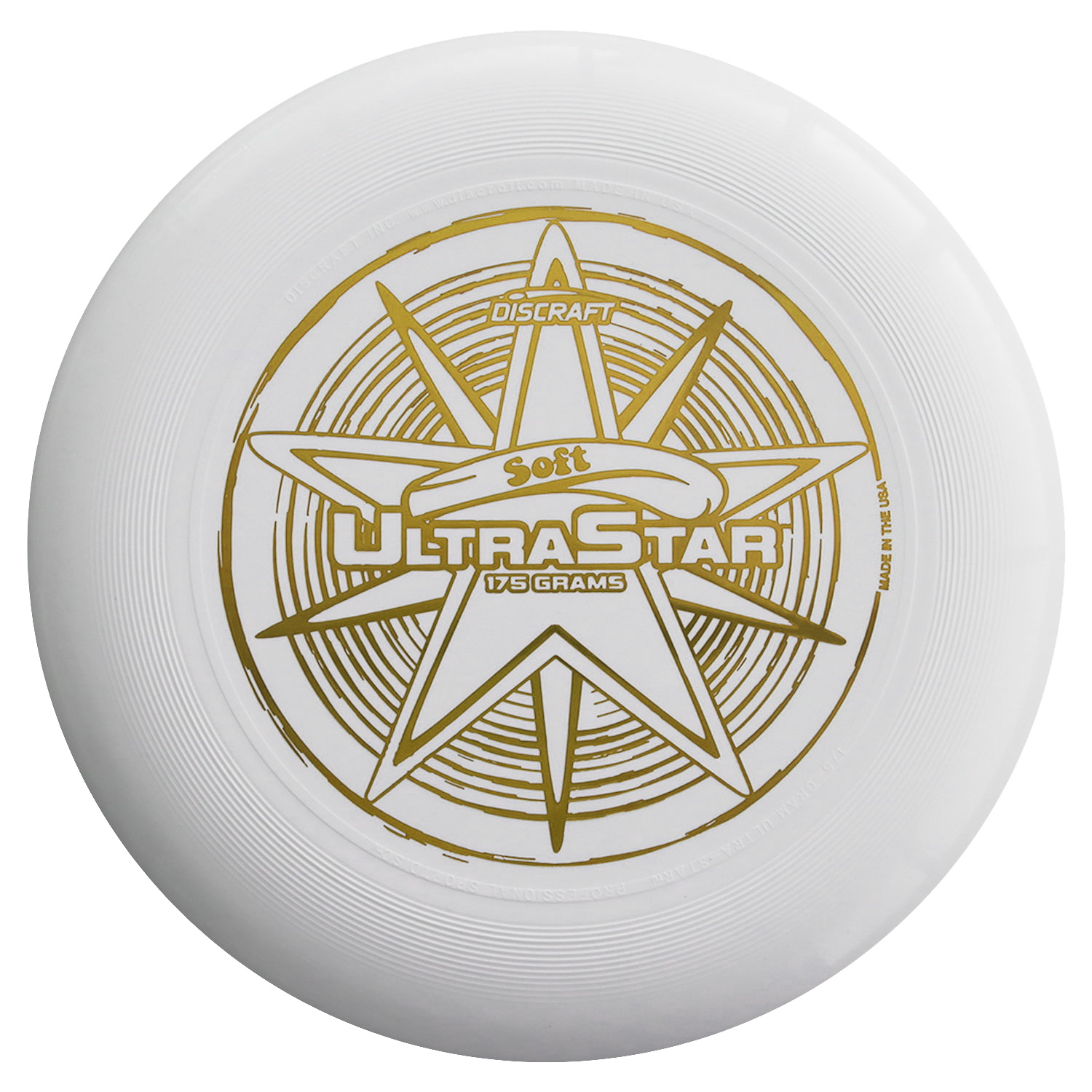 Диск Фрисби Discraft Ultra-Star мягкий белый DUS2840