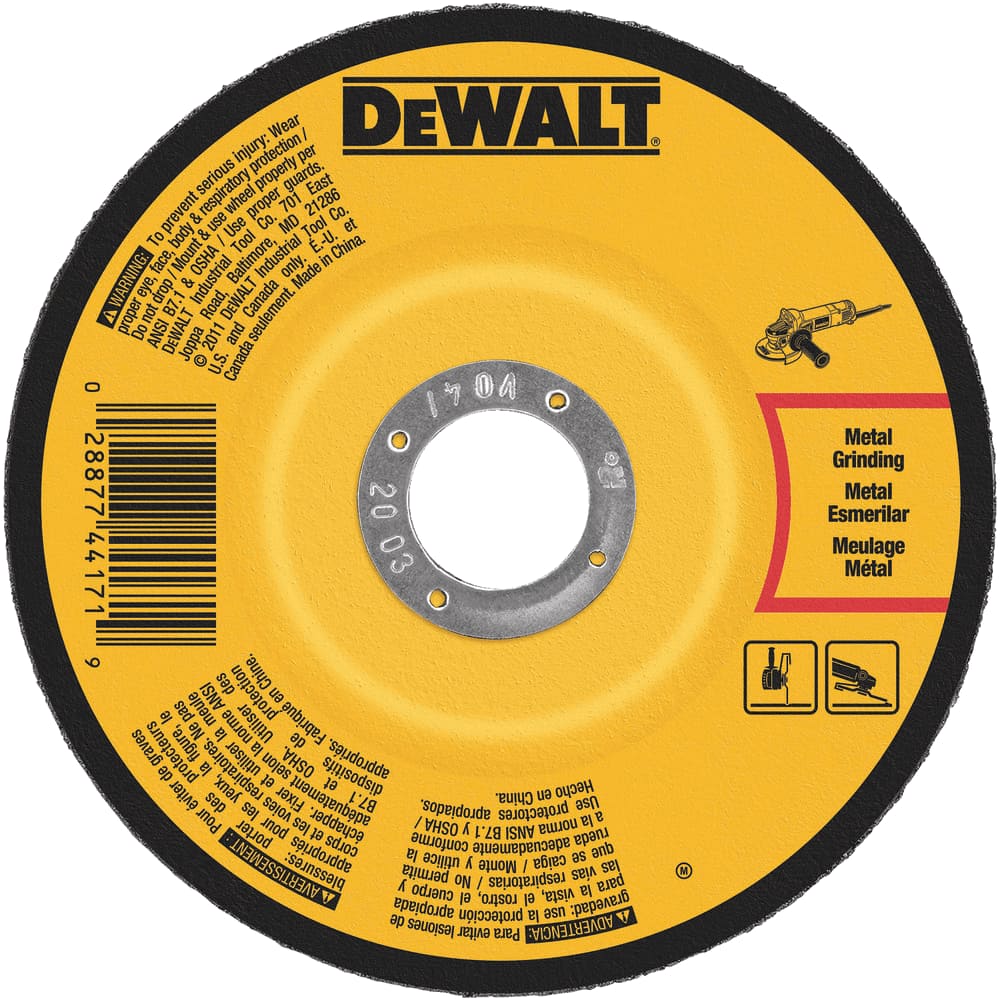 

Круг шлифовальный DeWalt металл Ф230x22,2x6мм HP DW4549AIA