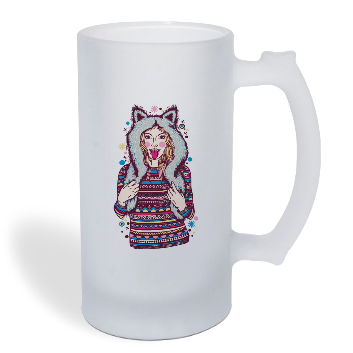 

Кружка пивная CoolPodarok Девушка