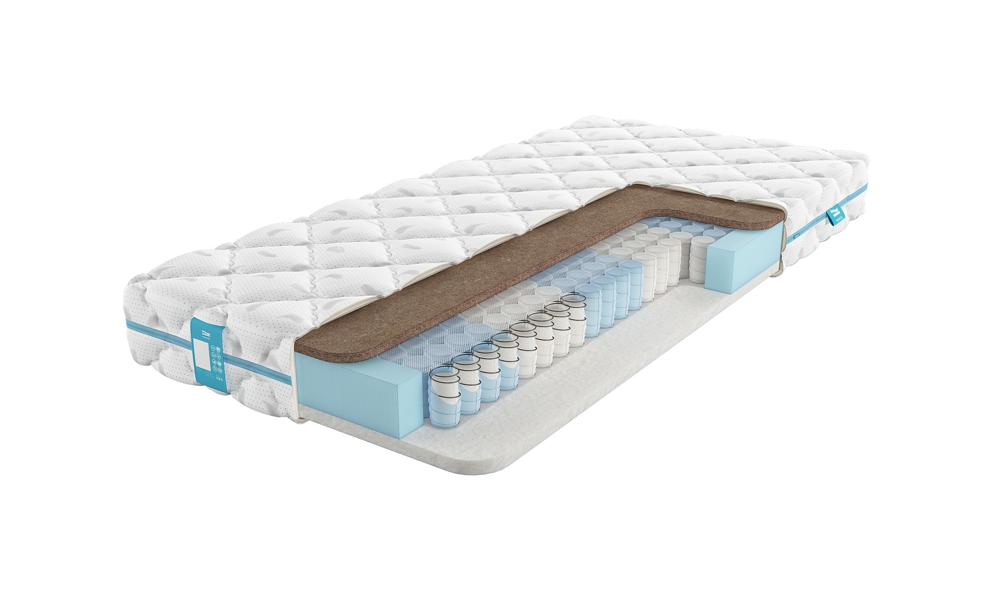 

Матрас Promtex Duet Cocos Strutto 200х195, Duet Cocos Strutto