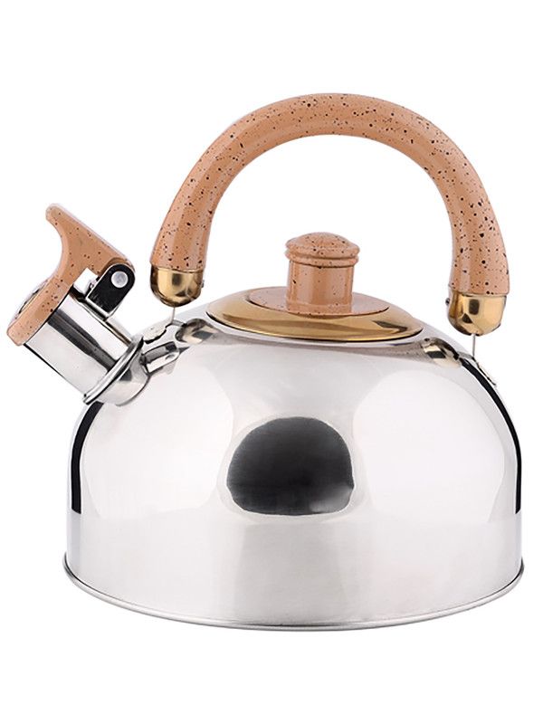 Чайник для плиты со свистком MAYER&BOSH стальной 2,5л 40414