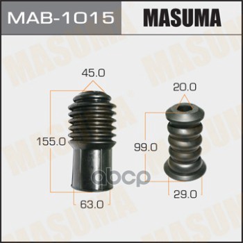 

Пыльник амортизатора унив. отбойник D=20. H=99 MASUMA MAB-1015