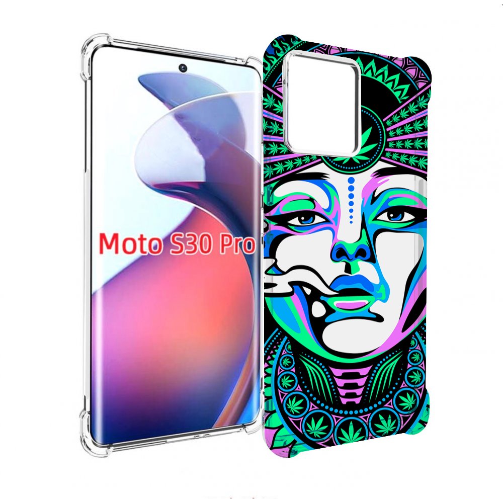 

Чехол MyPads девушка-любит-траву-абстракция для Motorola Moto S30 Pro, Прозрачный, Tocco