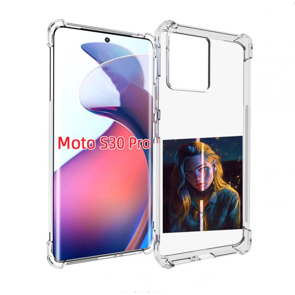 

Чехол MyPads девушка-в-тени для Motorola Moto S30 Pro, Прозрачный, Tocco