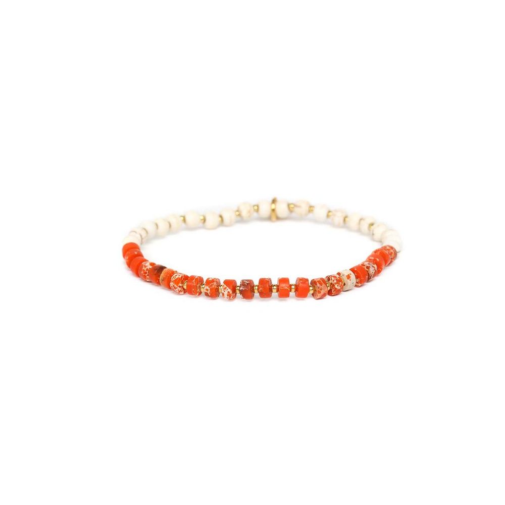 фото Браслет из бижутерного сплава с говлитом р.17-21 nature bijoux nb23.1-13-42713