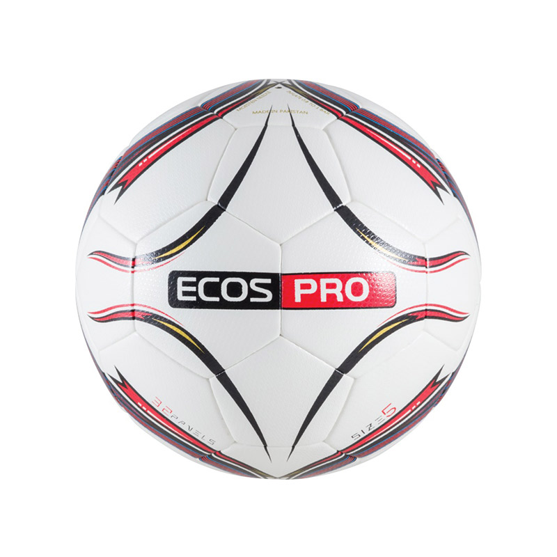 фото Мяч ecos pro hybrid embossed футбольный красный