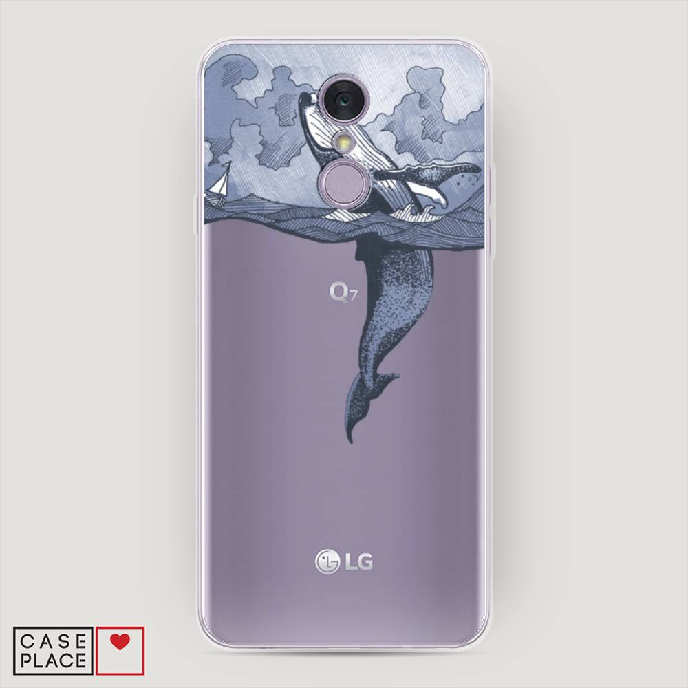 

Чехол Awog на LG Q7 (Plus, Alpha) "Два измерения", Голубой;черный;прозрачный, 83550-7