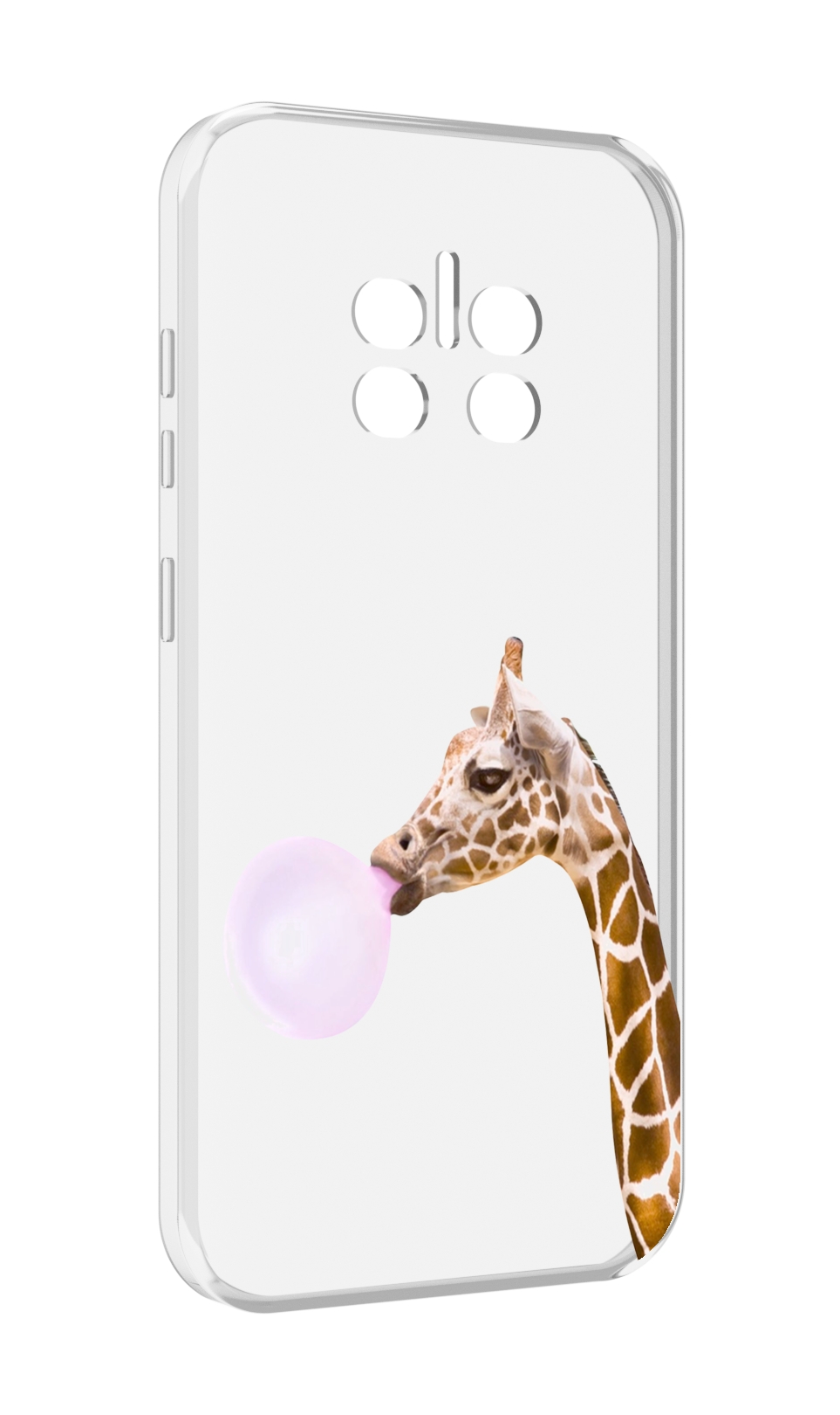 

Чехол MyPads жираф-с-жвачкой для Doogee V11, Прозрачный, Tocco