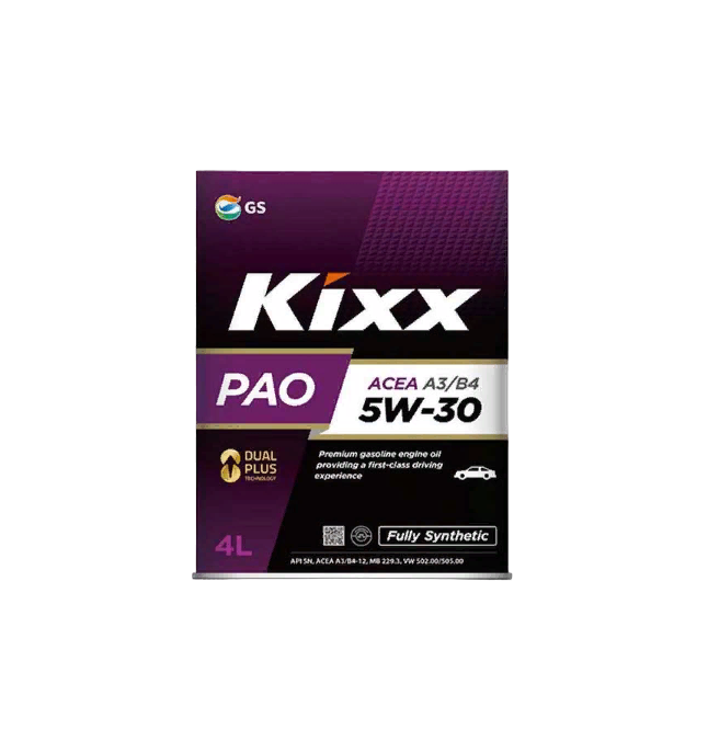 

Моторное масло Kixx синтетическое PAO 5w40 API SN/CF 4л
