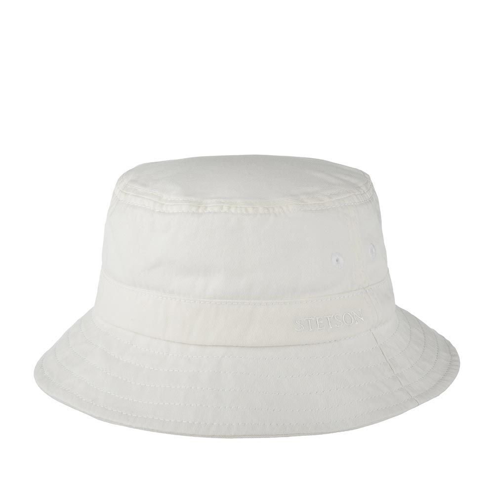 

Панама унисекс Stetson 1811110 BUCKET COTTON TWILL белая, р.55, Белый, 1811110 BUCKET COTTON TWILL