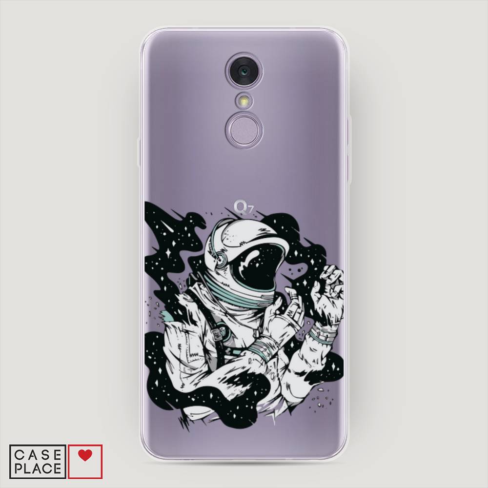 

Чехол Awog на LG Q7 (Plus, Alpha) "Космонавт арт", Черный;белый;прозрачный, 83550-7