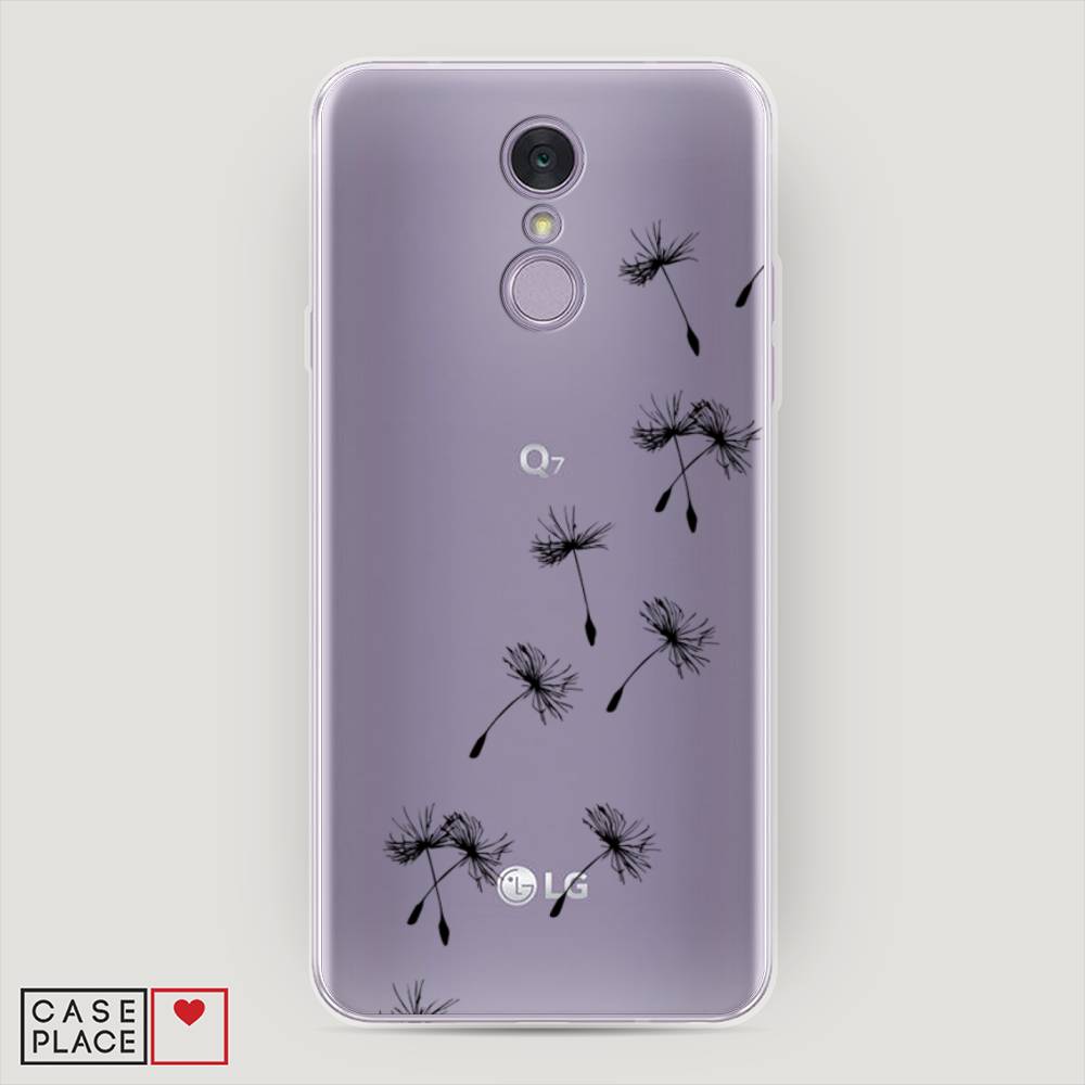 

Чехол Awog на LG Q7 (Plus, Alpha) "Летящие одуванчики", Черный, 83550-8